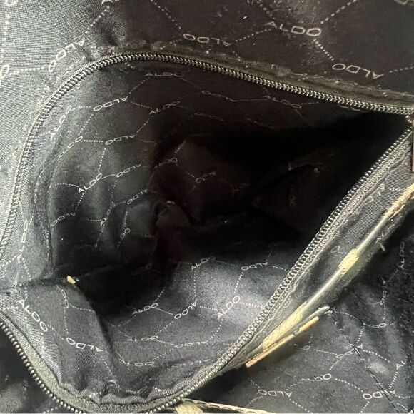 Aldo Cuveth Medium Size Leopard Print Backpack Purse - Picture 10 of 16